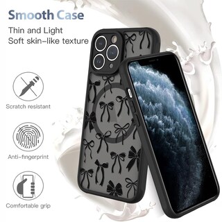 Foto 5 | Funda De Teléfono Aigomara Para Iphone 11 Pro Max Con Magsafe Black - Venta Internacional.