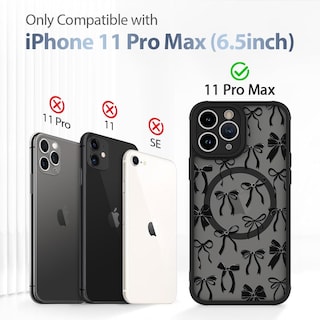 Foto 6 | Funda De Teléfono Aigomara Para Iphone 11 Pro Max Con Magsafe Black - Venta Internacional.