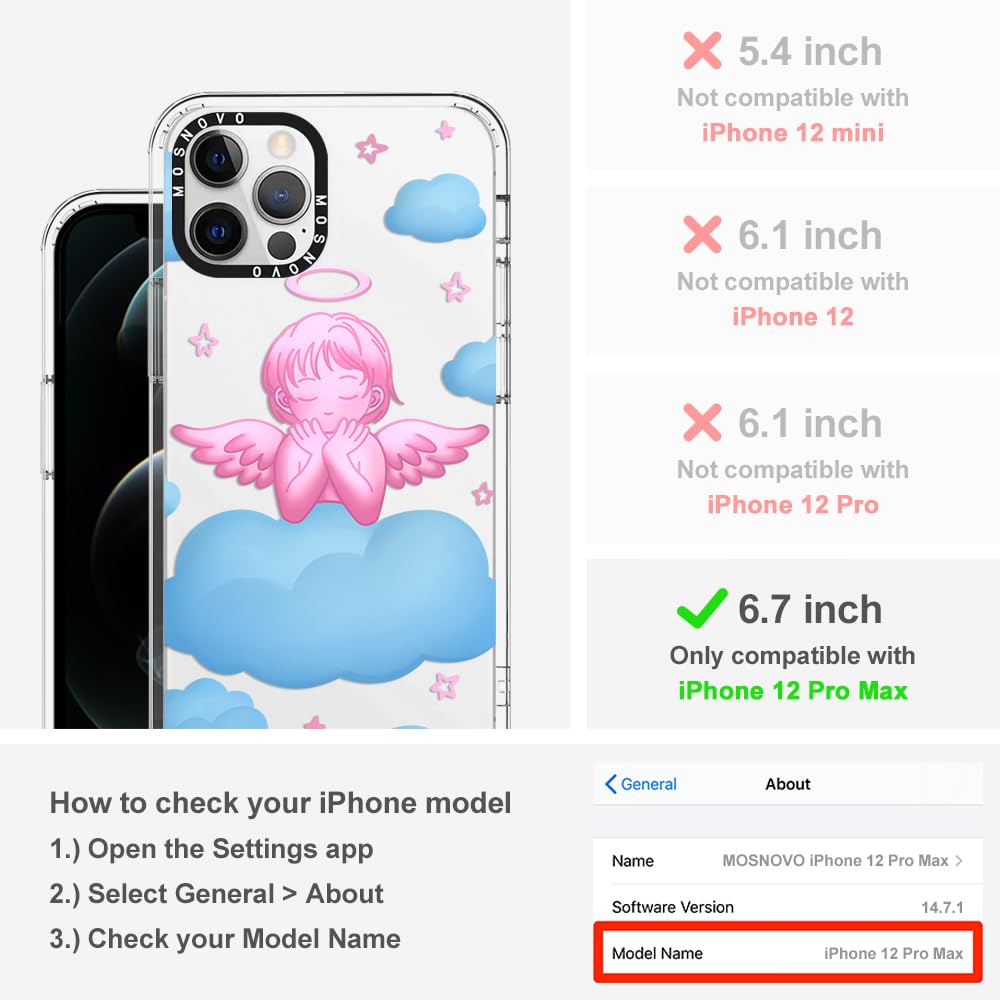 Foto 3 pulgar | Funda De Teléfono Mosnovo Para Iphone 12 Pro Max Buffertech Pink - Venta Internacional.