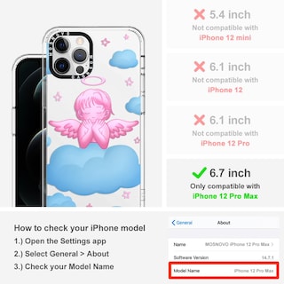 Foto 2 | Funda De Teléfono Mosnovo Para Iphone 12 Pro Max Buffertech Pink - Venta Internacional.