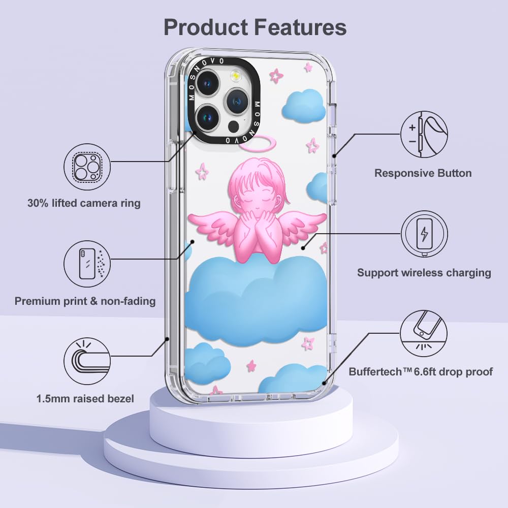 Foto 7 pulgar | Funda De Teléfono Mosnovo Para Iphone 12 Pro Max Buffertech Pink - Venta Internacional.