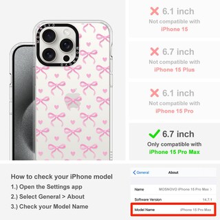 Foto 2 | Funda De Teléfono Mosnovo Para Iphone 15 Pro Max Buffertech Clear - Venta Internacional.