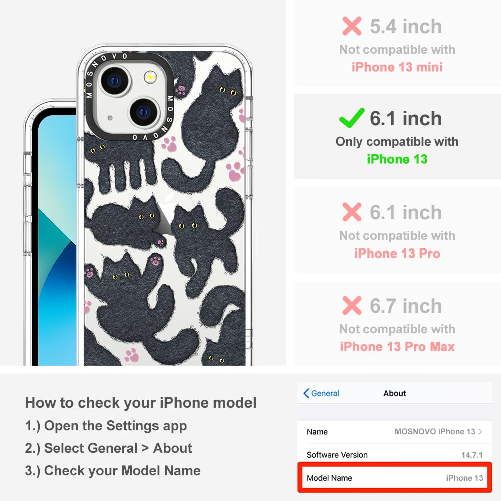 Foto 2 | Funda De Teléfono Mosnovo Para Iphone 13 Buffertech 2m Drop Black - Venta Internacional.