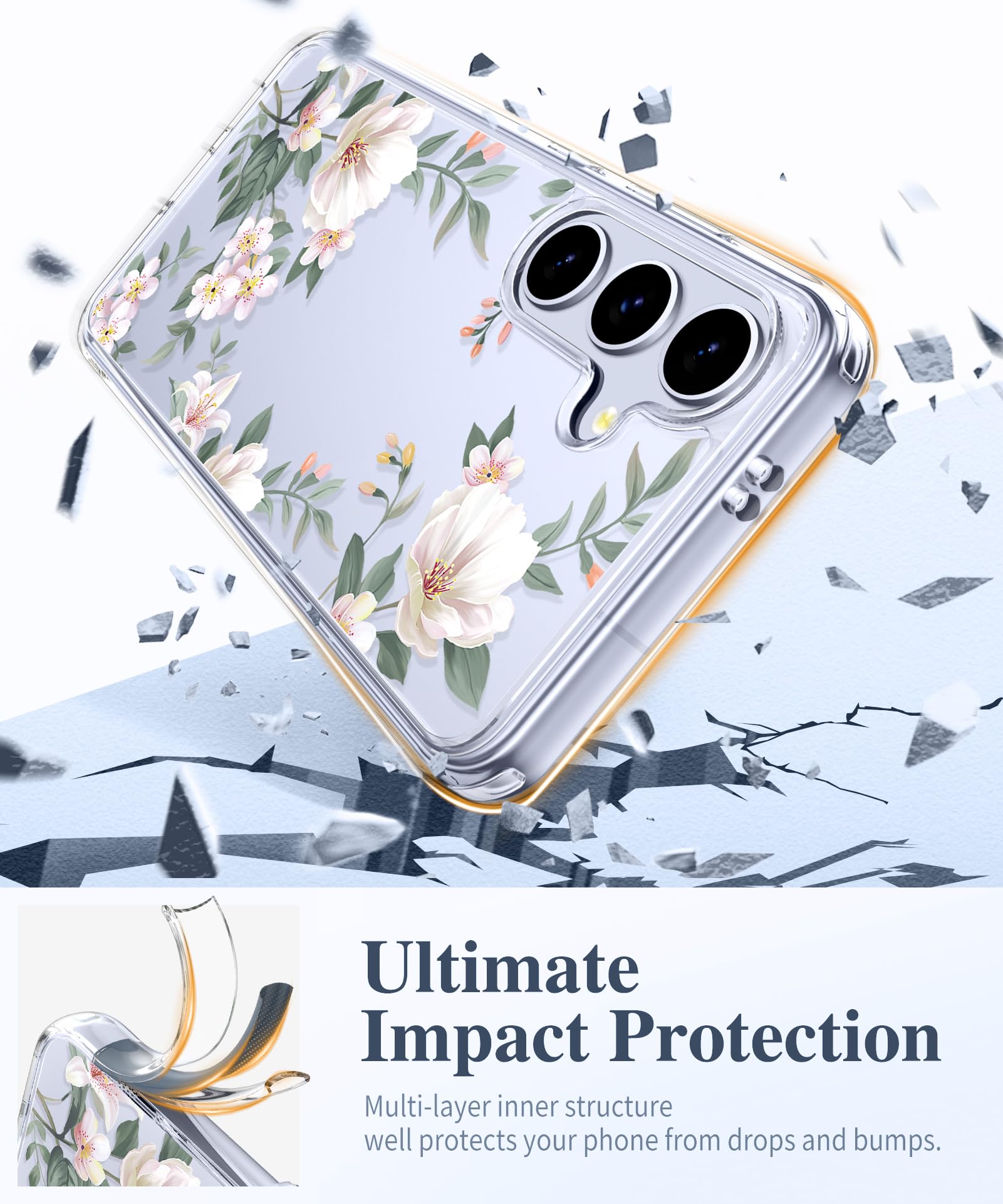 Foto 5 pulgar | Funda De Teléfono Gviewin Para Samsung Galaxy S25 Plus Con Protector - Venta Internacional.