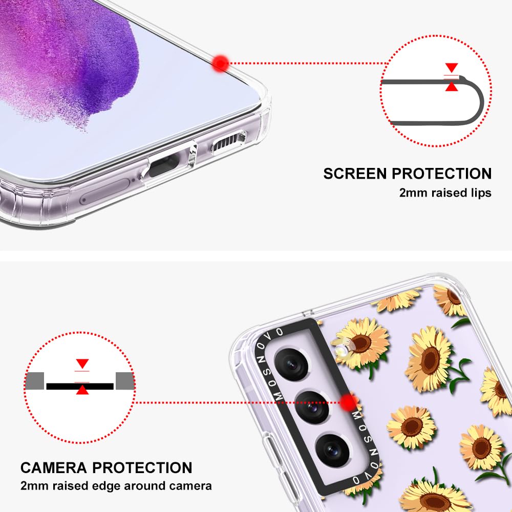 Foto 5 pulgar | Funda De Teléfono Mosnovo Para Samsung Galaxy S21 Fe Sunflowers - Venta Internacional.