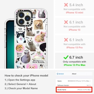 Foto 2 | Funda De Teléfono Mosnovo Para Iphone 13 Pro Max Buffertech Clear - Venta Internacional.