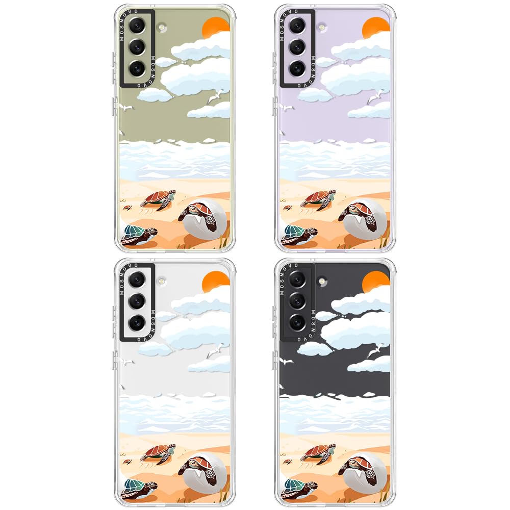 Foto 4 pulgar | Funda De Teléfono Mosnovo Para Samsung Galaxy S21 Fe Baby Sea Turtle - Venta Internacional.