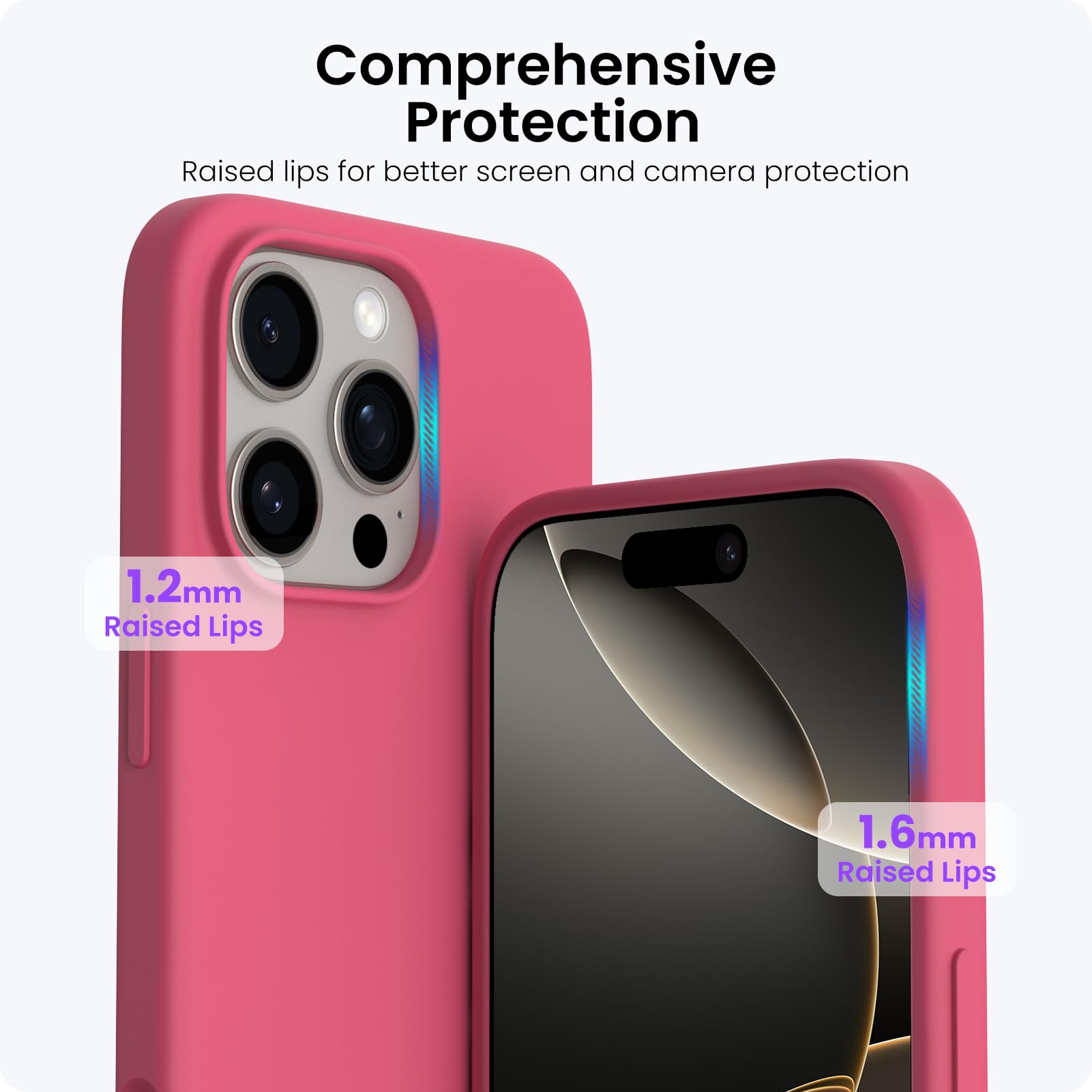 Foto 5 pulgar | Funda De Teléfono Ornarto Compatible Con Iphone 16 Pro Max De 6.9'' - Venta Internacional.