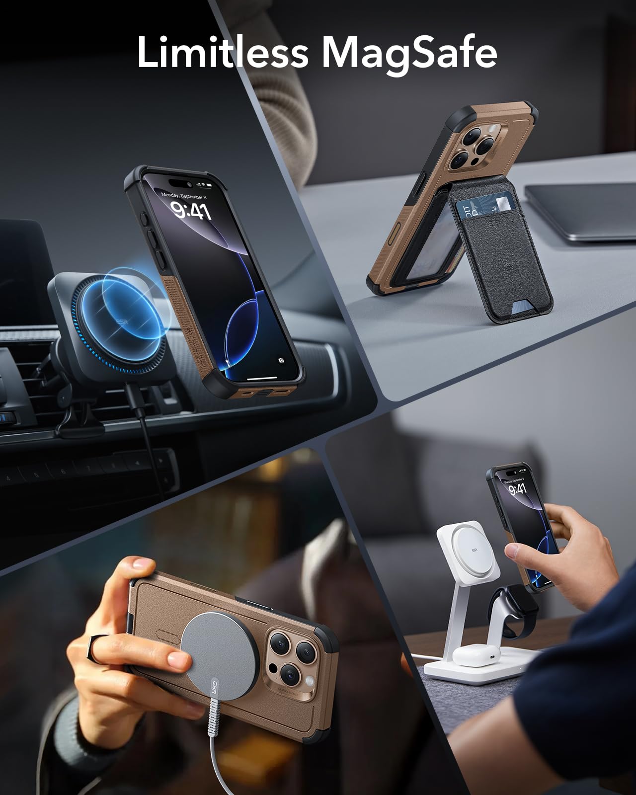 Foto 7 pulgar | Funda De Teléfono Esr Para Iphone 16 Pro Con Protección Contra Caídas De 7,01 M - Venta Internacional.