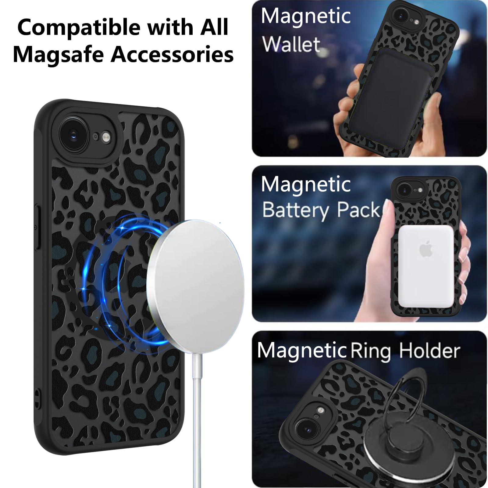 Foto 2 | Funda De Teléfono Kanghar Para Iphone 16e [compatible Con Magsafe] - Venta Internacional.