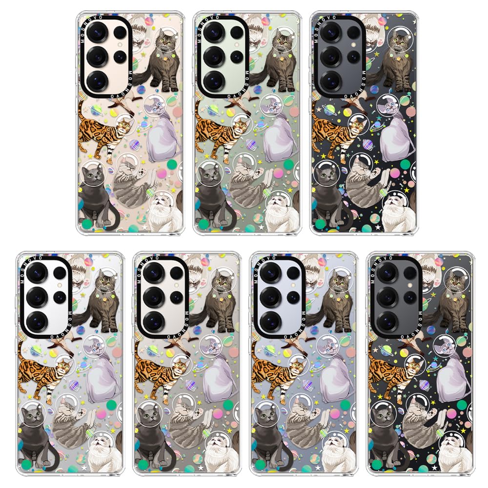 Foto 4 pulgar | Funda De Teléfono Mosnovo Para Samsung Galaxy S25 Ultra Space Cat - Venta Internacional.