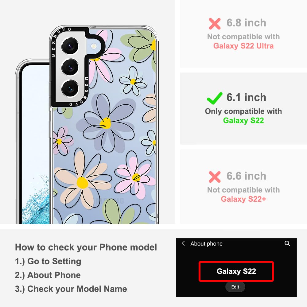 Foto 3 pulgar | Funda De Teléfono Mosnovo Para Samsung Galaxy S22 Con Protección Contra Caídas - Venta Internacional.
