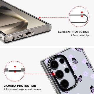 Foto 4 | Funda De Teléfono Mosnovo Para Samsung Galaxy S24 Ultra Lilac Butterfly - Venta Internacional.
