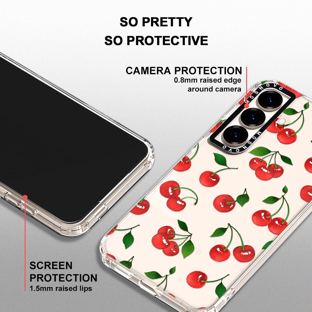 Foto 5 pulgar | Funda De Teléfono Mosnovo Para Samsung Galaxy S25 Plus Cute Cherry - Venta Internacional.