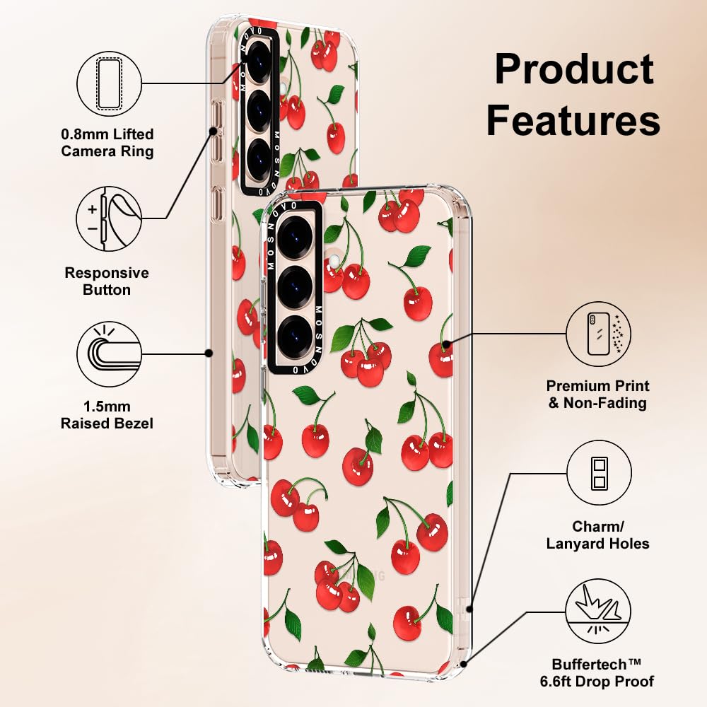 Foto 7 pulgar | Funda De Teléfono Mosnovo Para Samsung Galaxy S25 Plus Cute Cherry - Venta Internacional.