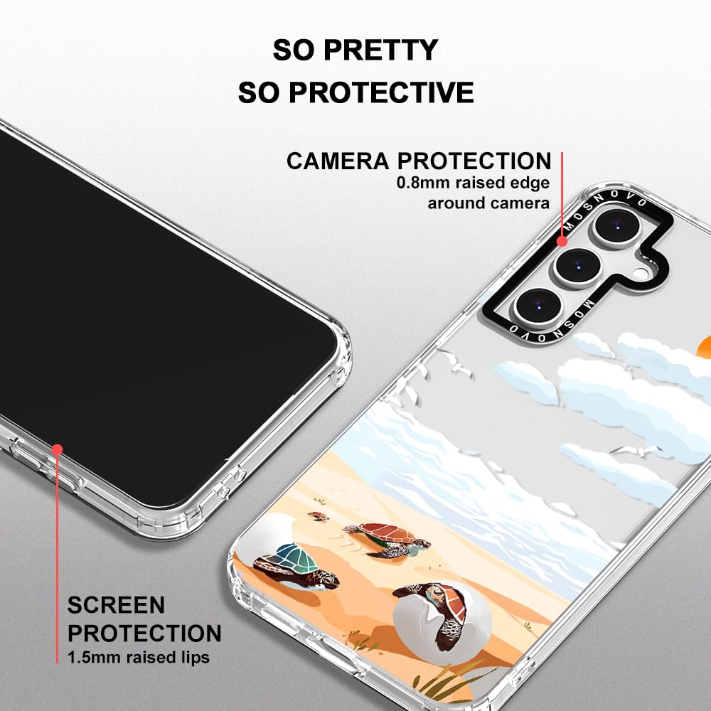 Foto 4 | Funda De Teléfono Mosnovo Para Samsung Galaxy S24 Fe Baby Sea Turtle - Venta Internacional.