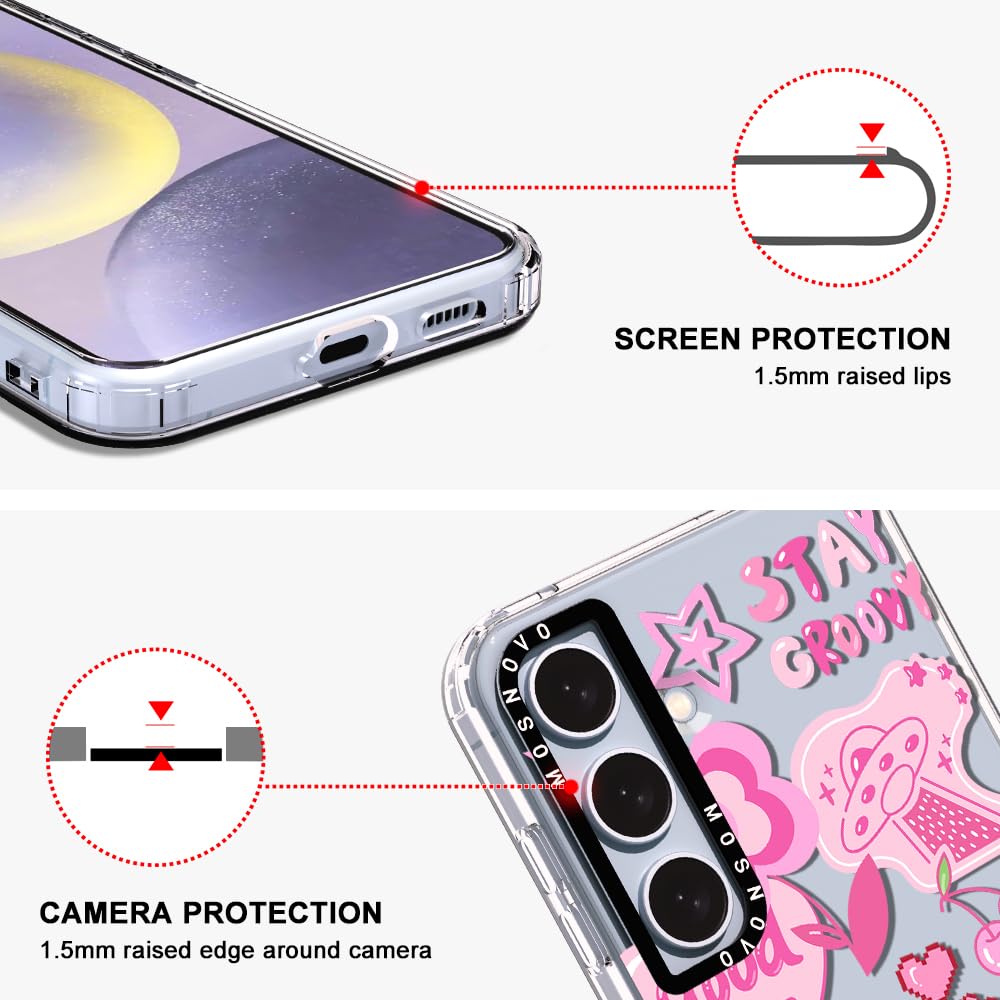 Foto 5 pulgar | Funda De Teléfono Mosnovo Para Samsung Galaxy S24 Plus Pink Culture - Venta Internacional.