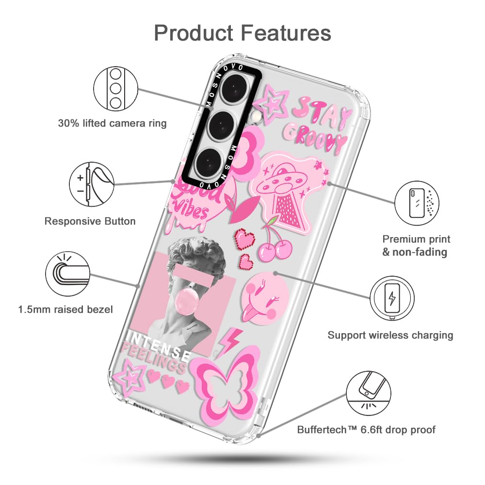 Foto 7 pulgar | Funda De Teléfono Mosnovo Para Samsung Galaxy S24 Plus Pink Culture - Venta Internacional.