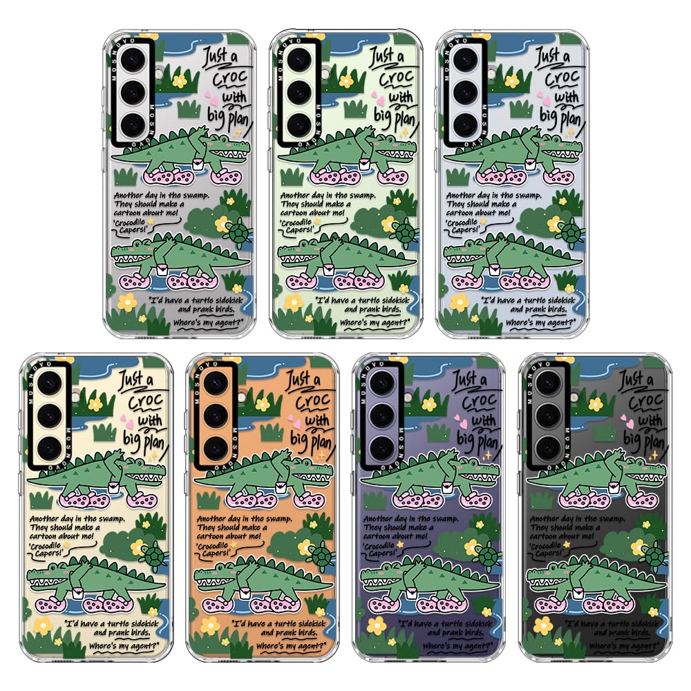 Foto 4 pulgar | Funda De Teléfono Mosnovo Para Samsung Galaxy S24 Plus Croc Design - Venta Internacional.