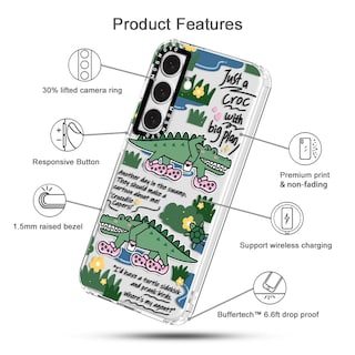 Foto 6 | Funda De Teléfono Mosnovo Para Samsung Galaxy S24 Plus Croc Design - Venta Internacional.