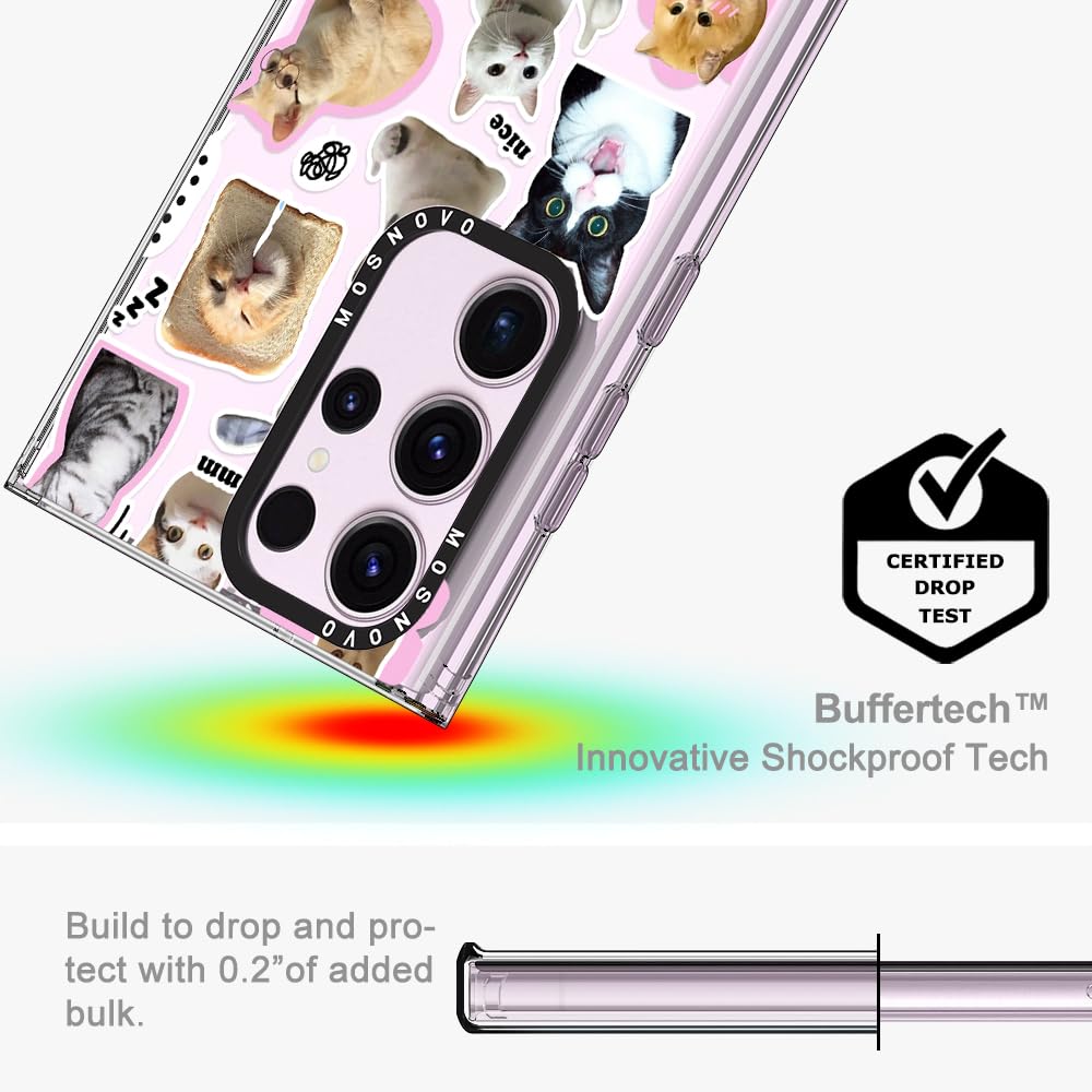 Foto 6 pulgar | Funda De Teléfono Mosnovo Para Samsung Galaxy S23 Ultra Cat Brigade - Venta Internacional.