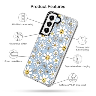 Foto 6 | Funda De Teléfono Mosnovo Para Samsung Galaxy S22 Plus Happy Daisy - Venta Internacional.