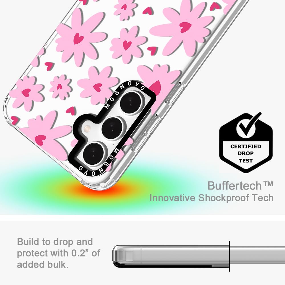 Foto 6 pulgar | Funda De Teléfono Mosnovo Para Samsung Galaxy S23 Fe Love In Bloom - Venta Internacional.