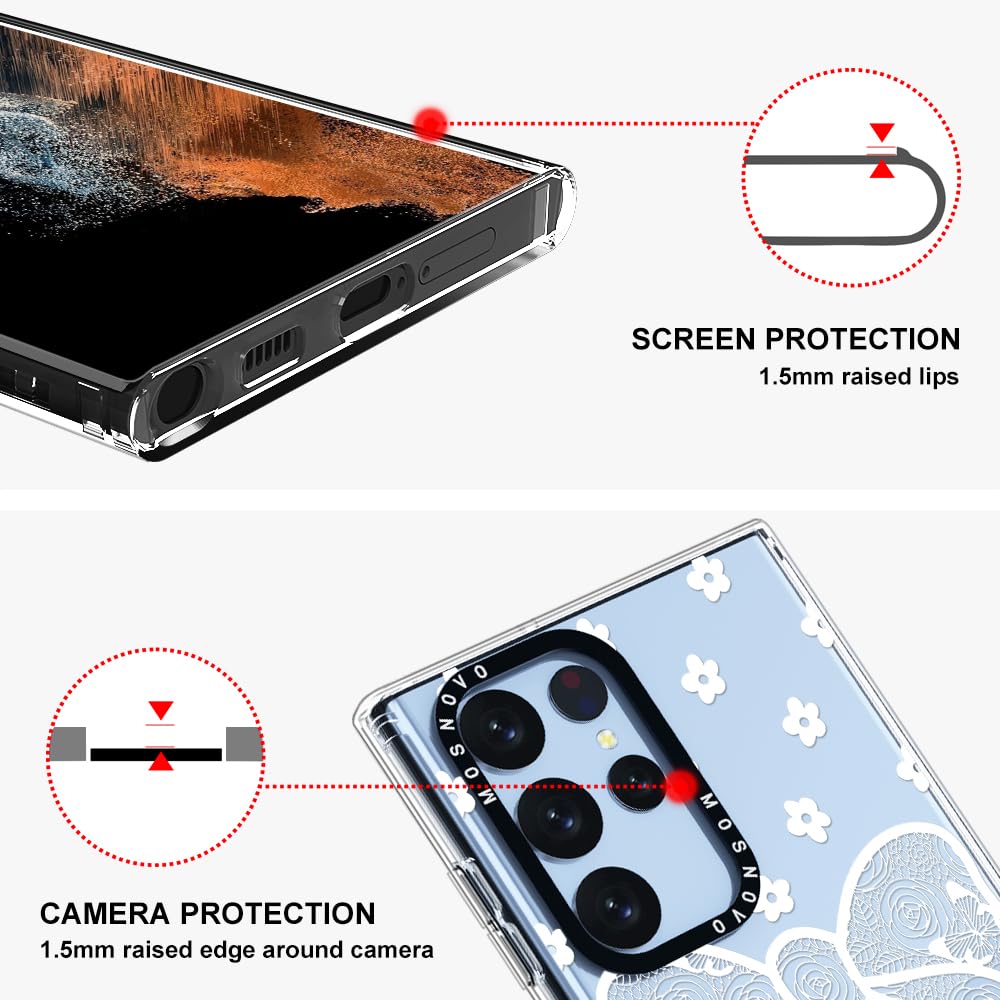 Foto 5 pulgar | Funda De Teléfono Mosnovo Para Samsung Galaxy S22 Ultra Con Buffertech - Venta Internacional.