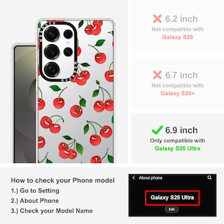 Foto 2 | Funda De Teléfono Mosnovo Para Samsung Galaxy S25 Ultra Clear Tpu - Venta Internacional.