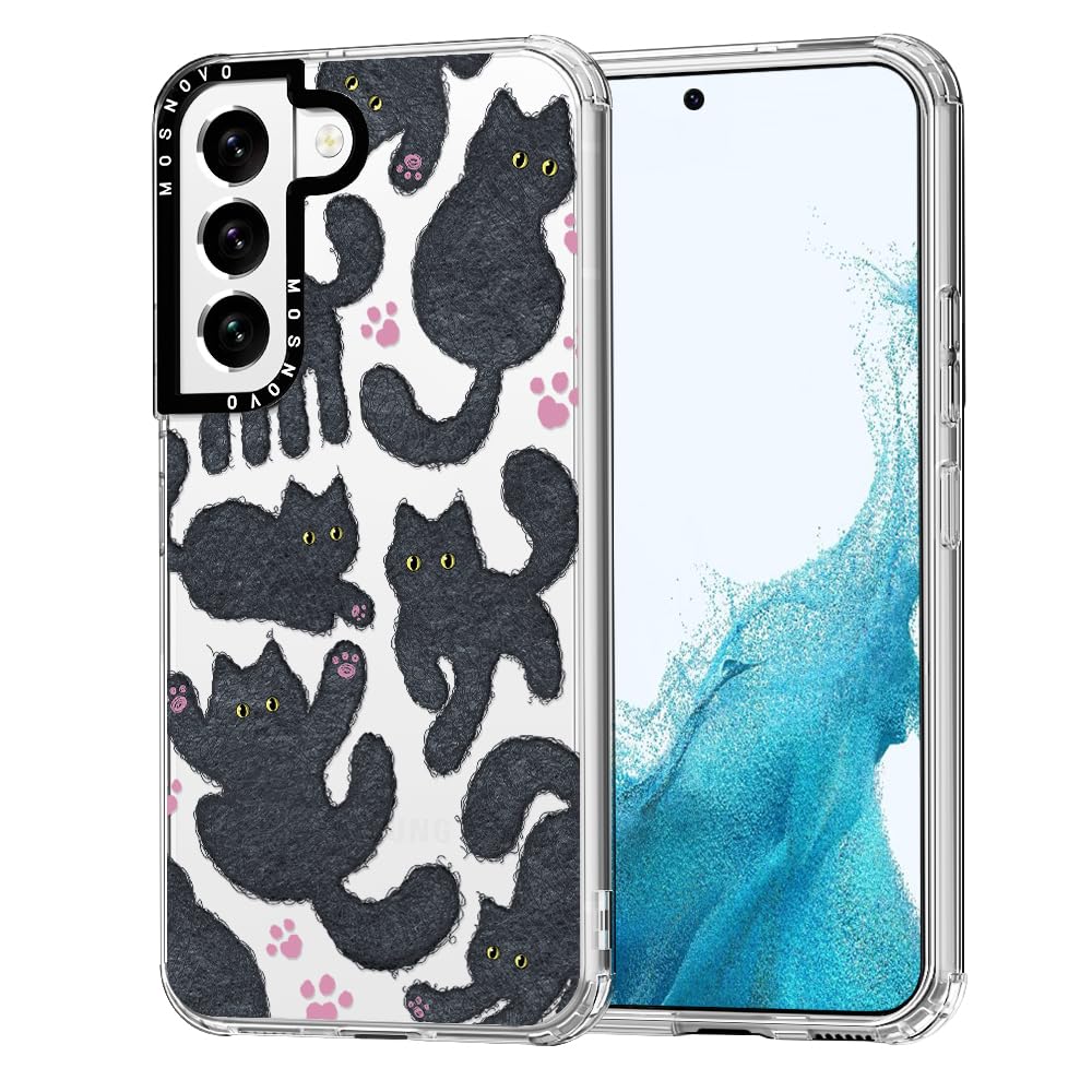 Foto 1 | Funda De Teléfono Mosnovo Para Samsung Galaxy S22 Black Furry Cat - Venta Internacional.