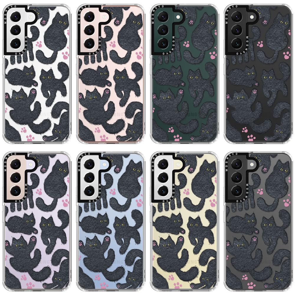 Foto 4 pulgar | Funda De Teléfono Mosnovo Para Samsung Galaxy S22 Black Furry Cat - Venta Internacional.