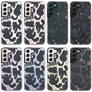 Foto 3 | Funda De Teléfono Mosnovo Para Samsung Galaxy S22 Black Furry Cat - Venta Internacional.
