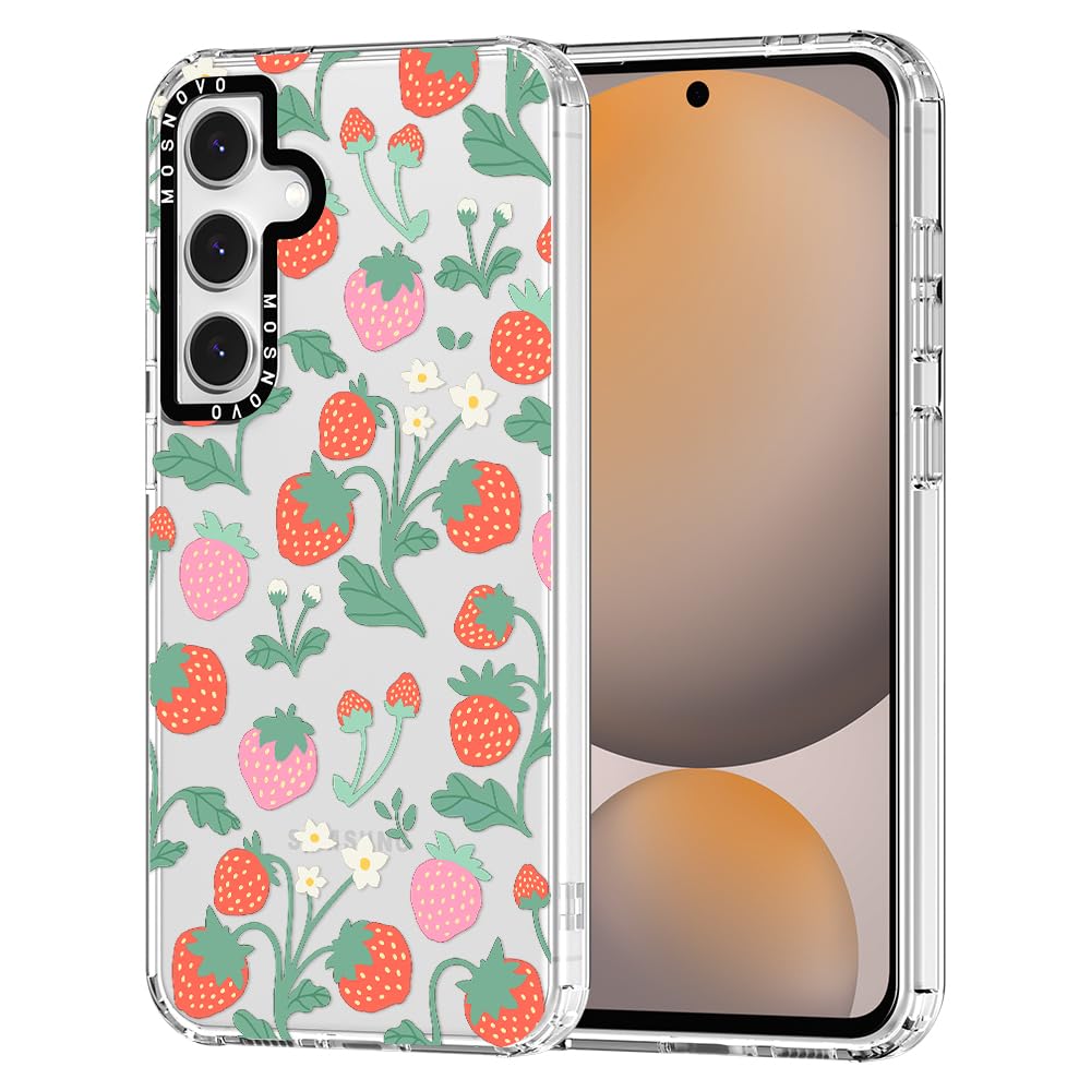 Foto 2 pulgar | Funda De Teléfono Mosnovo Para Samsung Galaxy S24 Fe Strawberry Garden - Venta Internacional.
