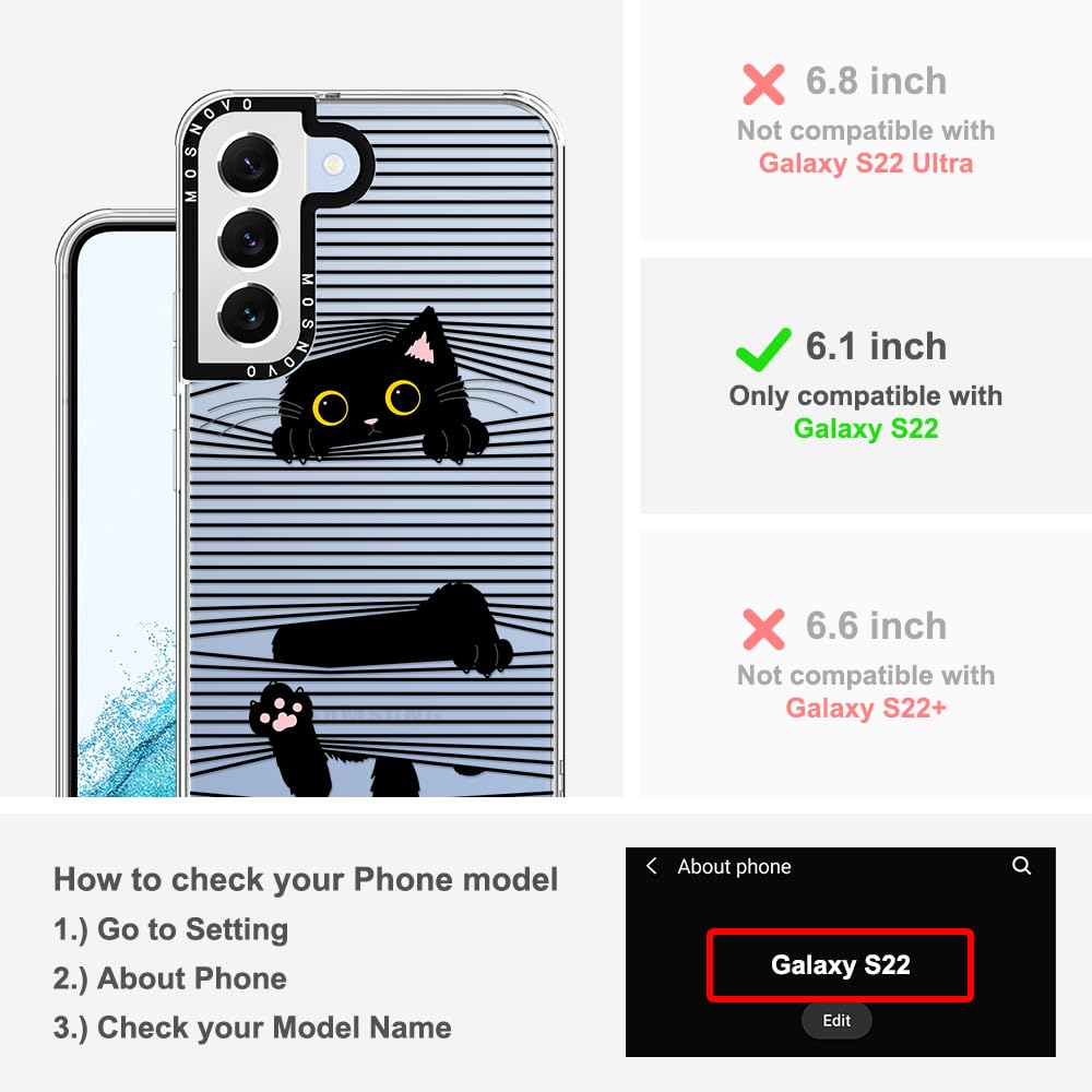 Foto 3 pulgar | Funda De Teléfono Mosnovo Para Samsung Galaxy S22 Con Protección Contra Caídas - Venta Internacional.