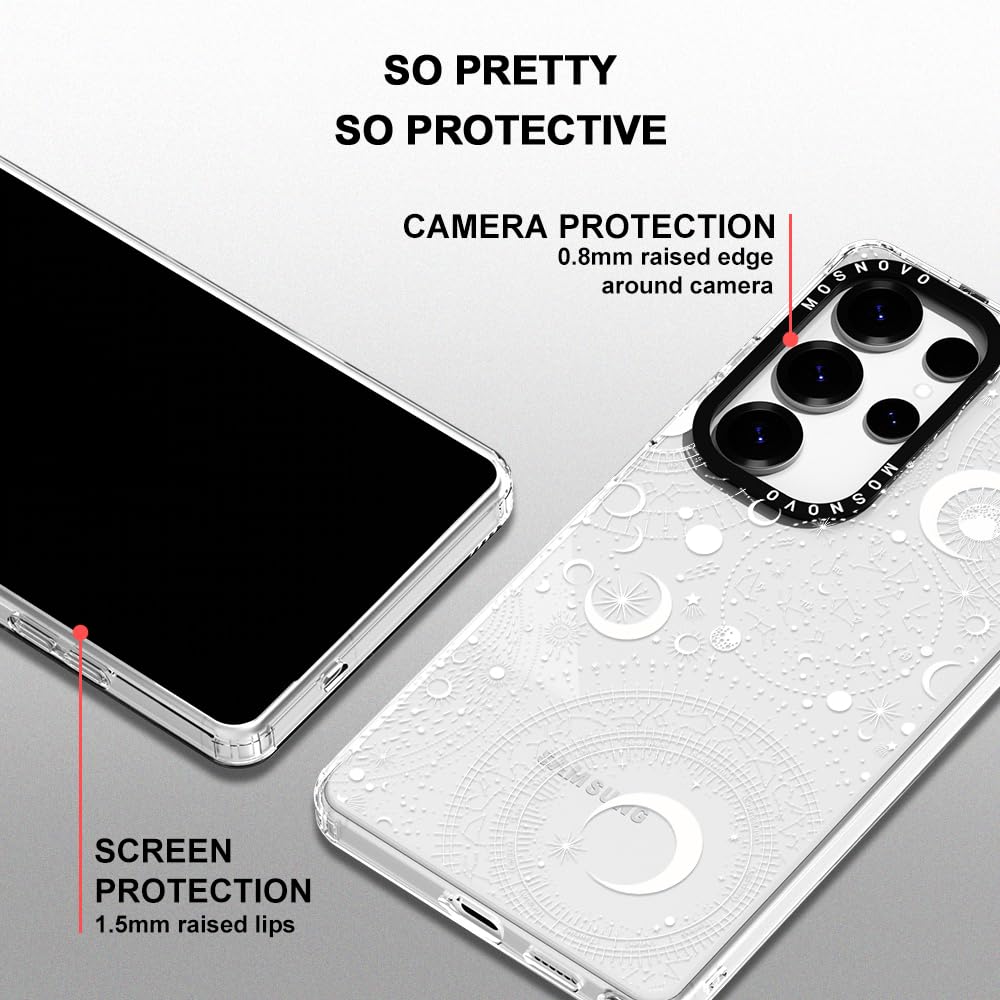 Foto 5 pulgar | Funda De Teléfono Mosnovo Para Samsung Galaxy S25 Ultra Clear Tpu - Venta Internacional.