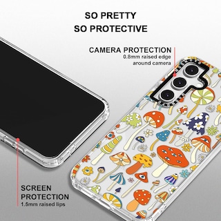 Foto 4 | Funda De Teléfono Mosnovo Para Samsung Galaxy S24 Fe Mushroom Art - Venta Internacional.