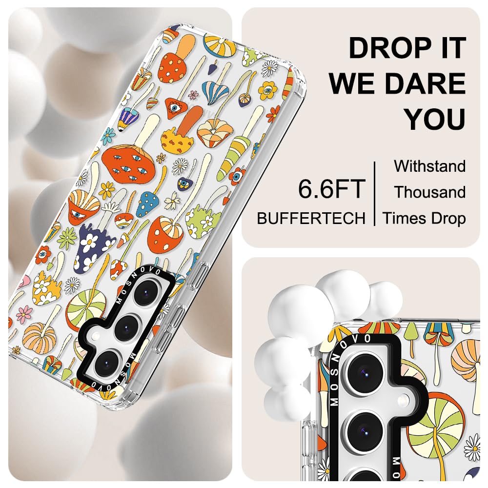Foto 6 pulgar | Funda De Teléfono Mosnovo Para Samsung Galaxy S24 Fe Mushroom Art - Venta Internacional.