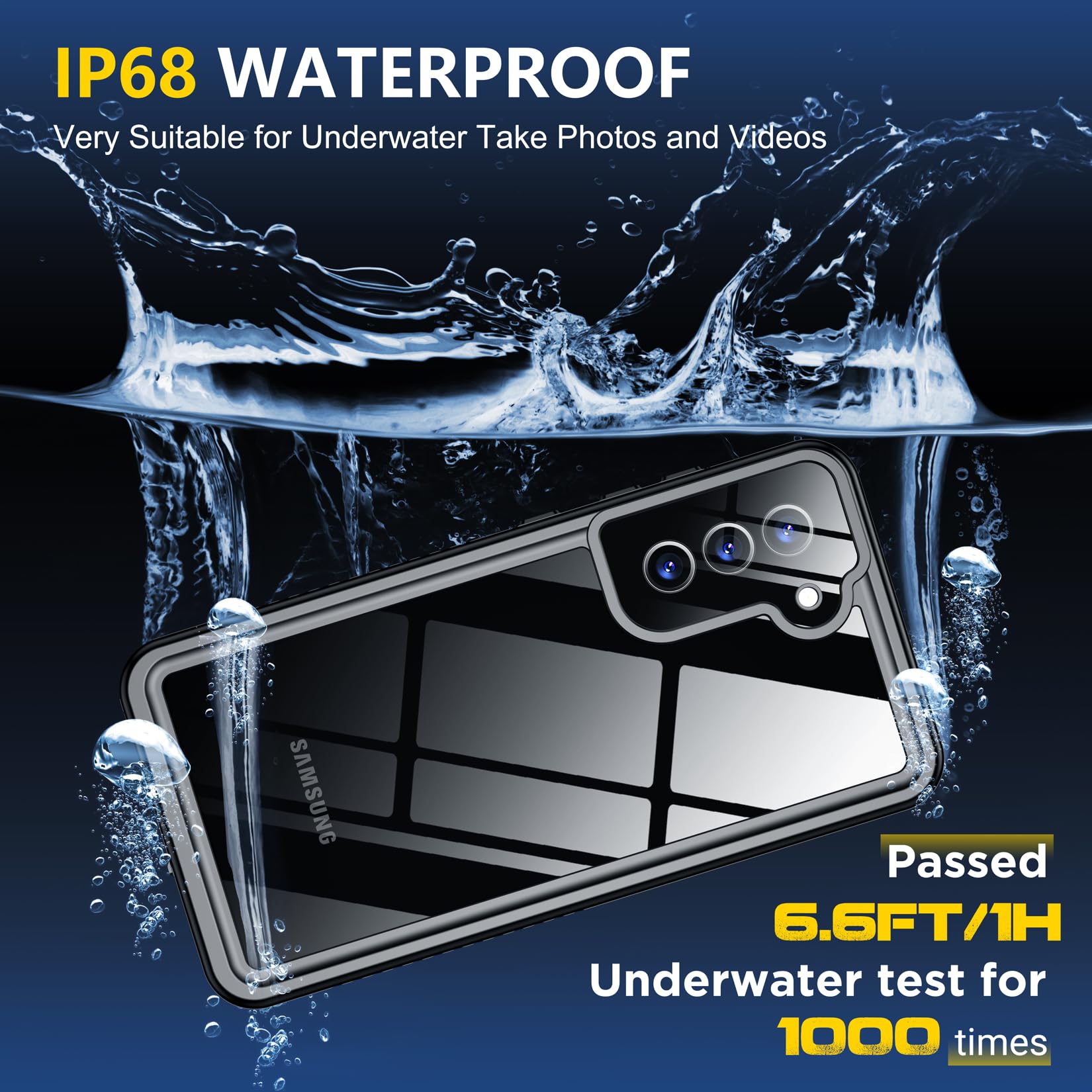 Foto 4 pulgar | Funda De Teléfono Spidercase Impermeable Con Protector De Pantalla Para Samsung Galaxy S21 Fe 5g - Venta Internacional.