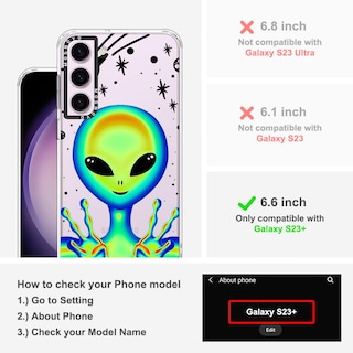 Foto 2 | Funda De Teléfono Mosnovo Para Samsung Galaxy S23 Plus Buffertech - Venta Internacional.