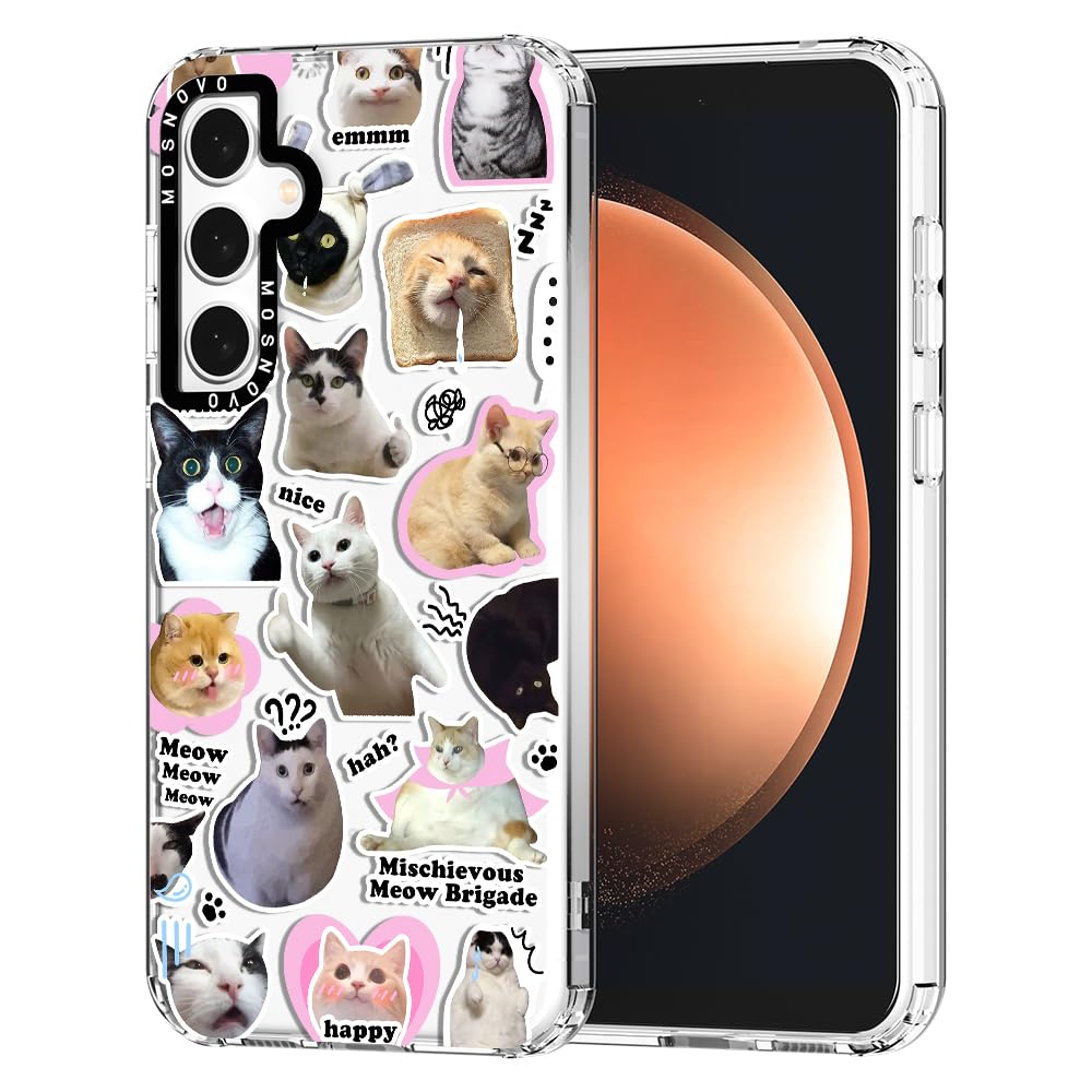 Funda De Teléfono Mosnovo Para Samsung Galaxy S23 Fe Cat Brigade - Venta Internacional.