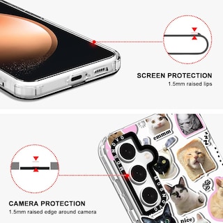 Foto 4 | Funda De Teléfono Mosnovo Para Samsung Galaxy S23 Fe Cat Brigade - Venta Internacional.