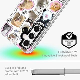Foto 5 | Funda De Teléfono Mosnovo Para Samsung Galaxy S23 Fe Cat Brigade - Venta Internacional.