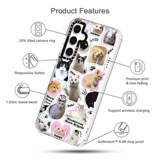 Foto 6 | Funda De Teléfono Mosnovo Para Samsung Galaxy S23 Fe Cat Brigade - Venta Internacional.