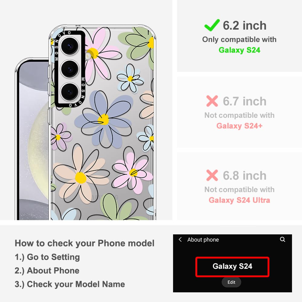 Foto 2 | Funda De Teléfono Mosnovo Para Samsung Galaxy S24 Buffertech 2m Drop - Venta Internacional.