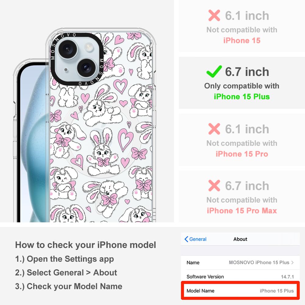Foto 3 pulgar | Funda De Teléfono Mosnovo Para Iphone 15 Plus/iphone 14 Plus Transparente - Venta Internacional.