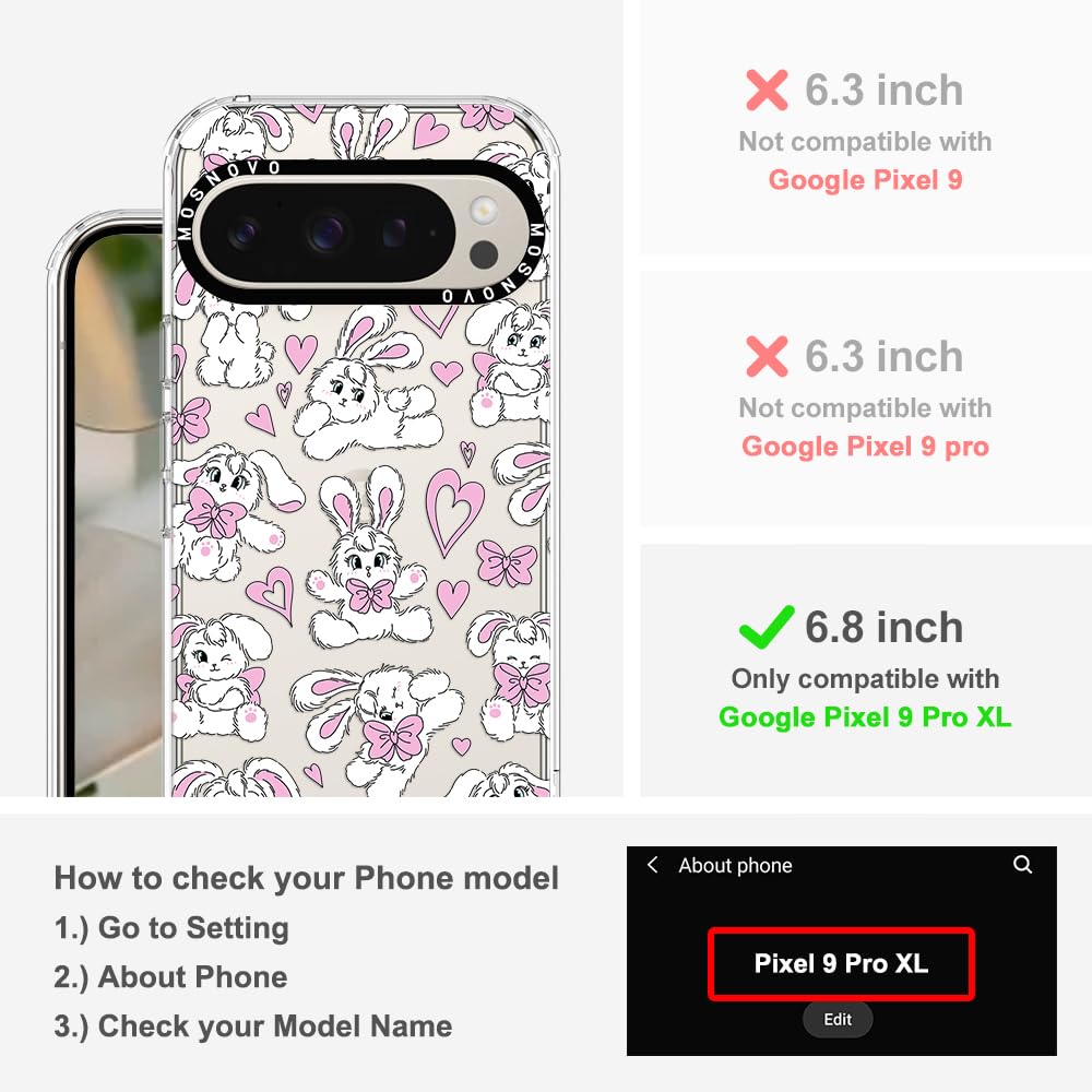 Foto 3 pulgar | Funda De Teléfono Mosnovo Para Google Pixel 9 Pro Xl Buffertech Clear - Venta Internacional.