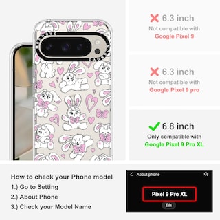 Foto 2 | Funda De Teléfono Mosnovo Para Google Pixel 9 Pro Xl Buffertech Clear - Venta Internacional.