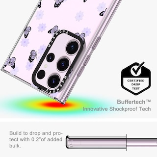 Foto 5 | Funda De Teléfono Mosnovo Para Samsung Galaxy S23 Ultra Lilac Butterfly - Venta Internacional.