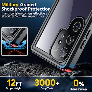 Foto 4 | Funda De Teléfono Spidercase Impermeable Para Samsung Galaxy S24 Ultra - Venta Internacional.
