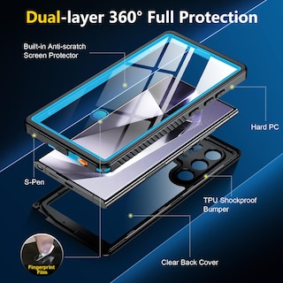 Foto 5 | Funda De Teléfono Spidercase Impermeable Para Samsung Galaxy S24 Ultra - Venta Internacional.